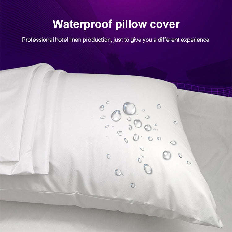 Waterproof and Stain-proof Knitted Fabric Pillowcase Zipper Version, 43x73cm