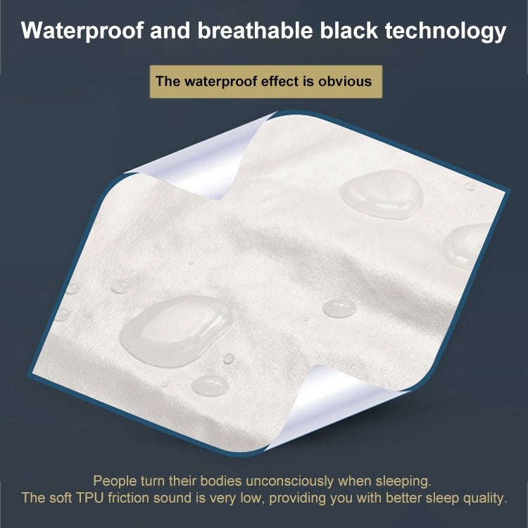 Waterproof and Stain-proof Knitted Fabric Pillowcase Zipper Version, 43x73cm