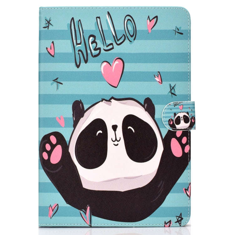 Colored Drawing Pattern Horizontal Flip PU Leather Case with Holder & Card Slot & Sleep / Wake-up...