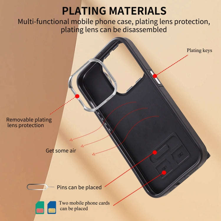 Brushed Texture Wallet Ring Holder Phone Case, For iPhone 13 Pro, For iPhone 13, For iPhone 12 / ...