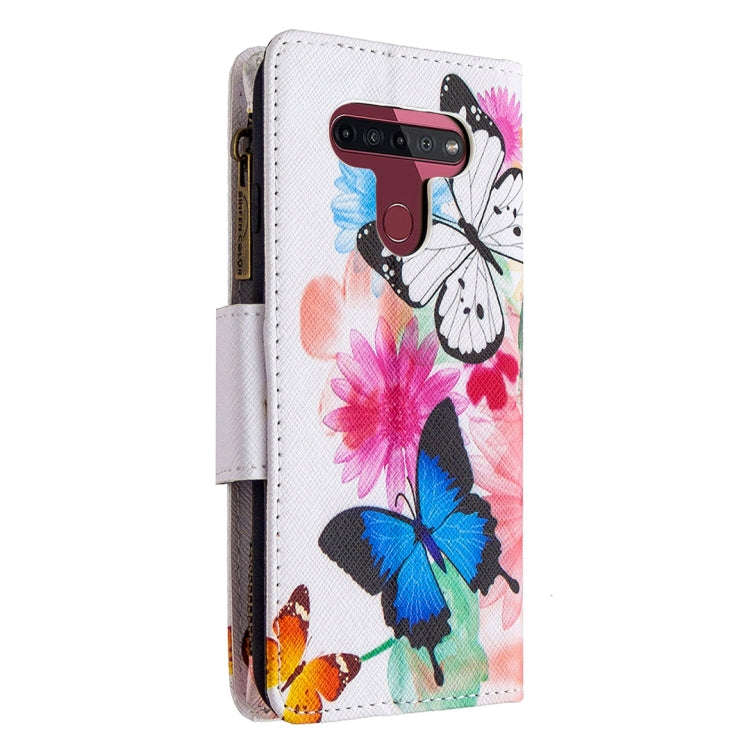 Colored Drawing Pattern Zipper Horizontal Flip Leather Case with Holder & Card Slots & Wallet, Fo...
