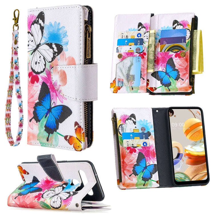 Colored Drawing Pattern Zipper Horizontal Flip Leather Case with Holder & Card Slots & Wallet, Fo...