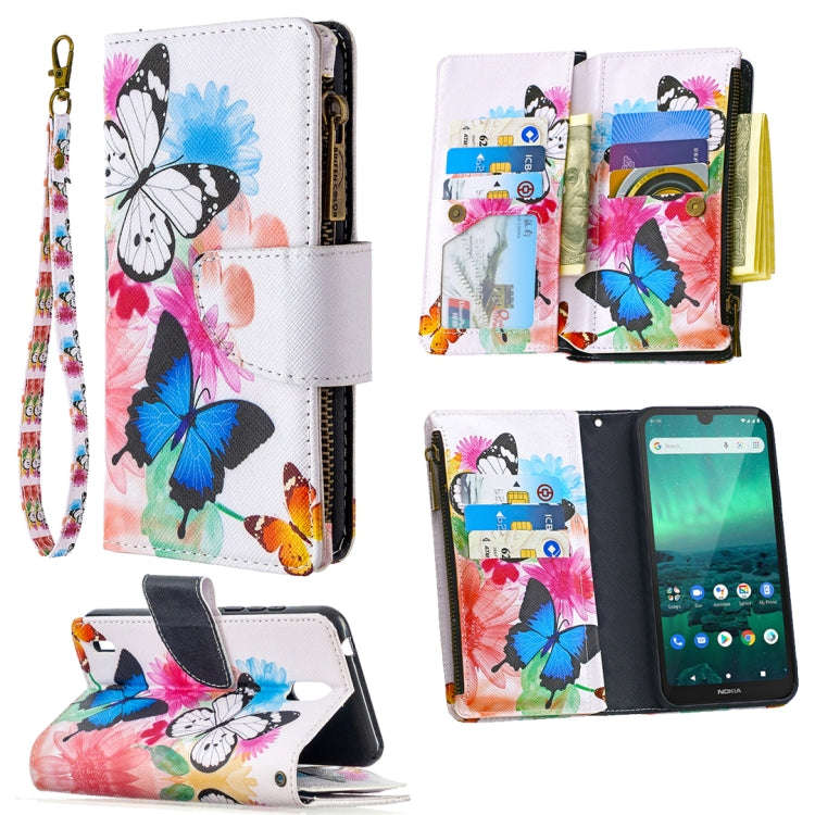 Colored Drawing Pattern Zipper Horizontal Flip Leather Case with Holder & Card Slots & Wallet, Fo...