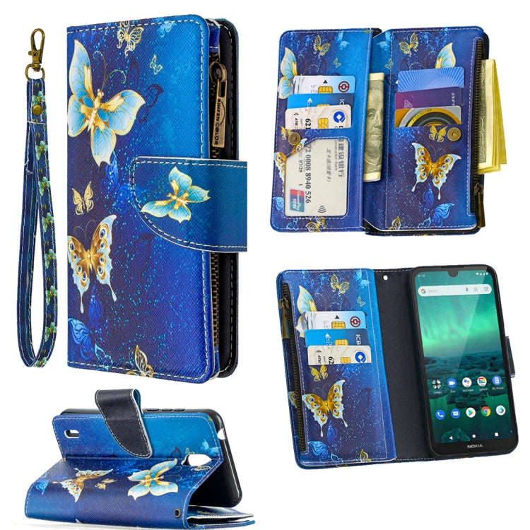 Colored Drawing Pattern Zipper Horizontal Flip Leather Case with Holder & Card Slots & Wallet, Fo...