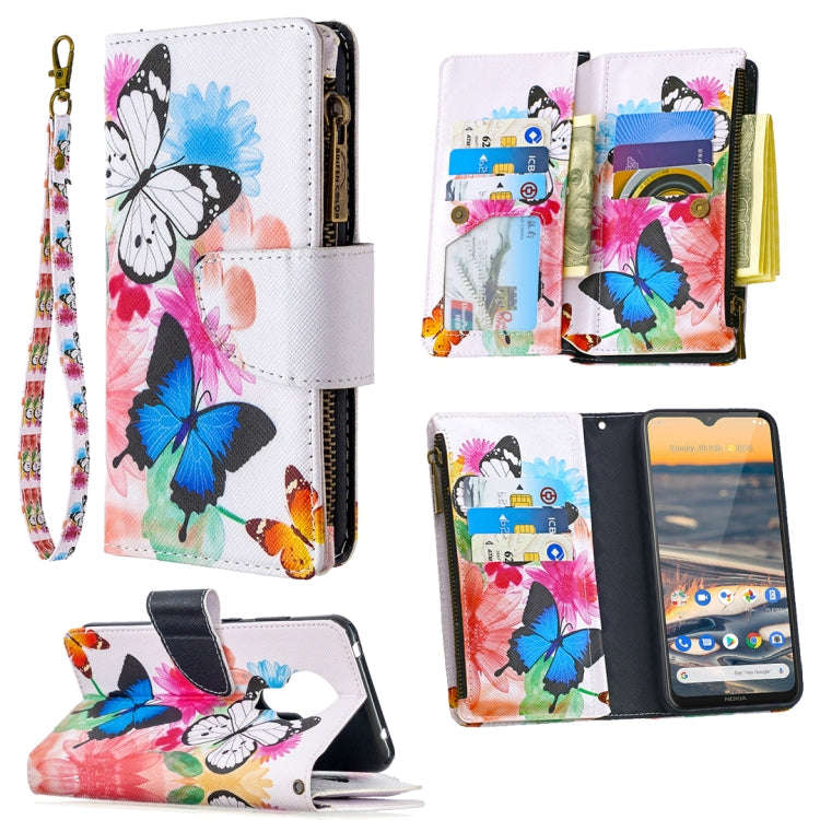 Colored Drawing Pattern Zipper Horizontal Flip Leather Case with Holder & Card Slots & Wallet, Fo...