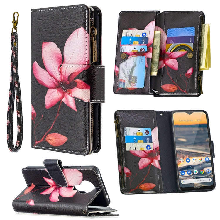 Colored Drawing Pattern Zipper Horizontal Flip Leather Case with Holder & Card Slots & Wallet, Fo...
