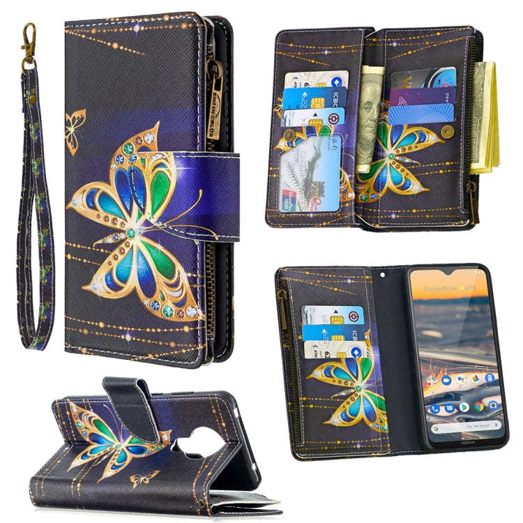 Colored Drawing Pattern Zipper Horizontal Flip Leather Case with Holder & Card Slots & Wallet, Fo...