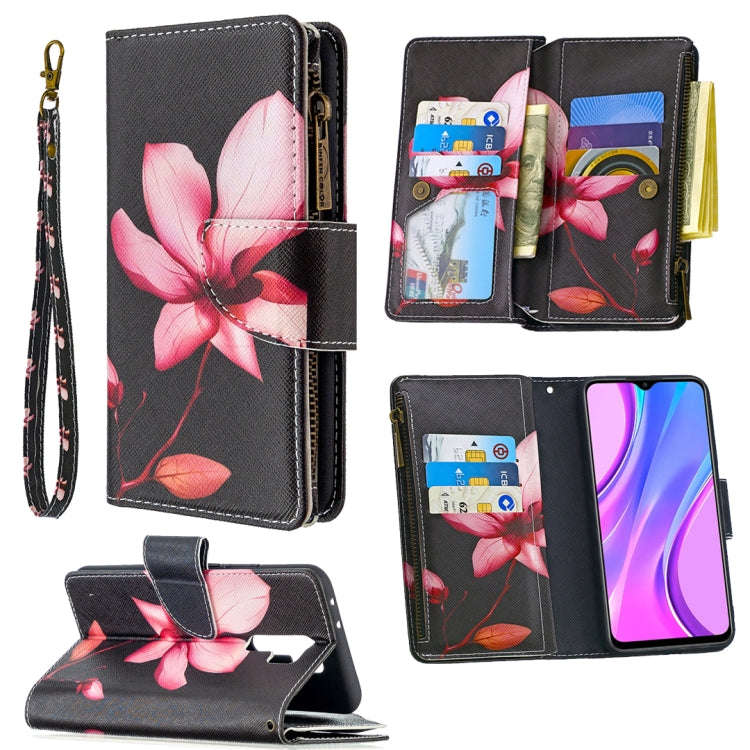 Colored Drawing Pattern Zipper Horizontal Flip Leather Case with Holder & Card Slots & Wallet, Fo...
