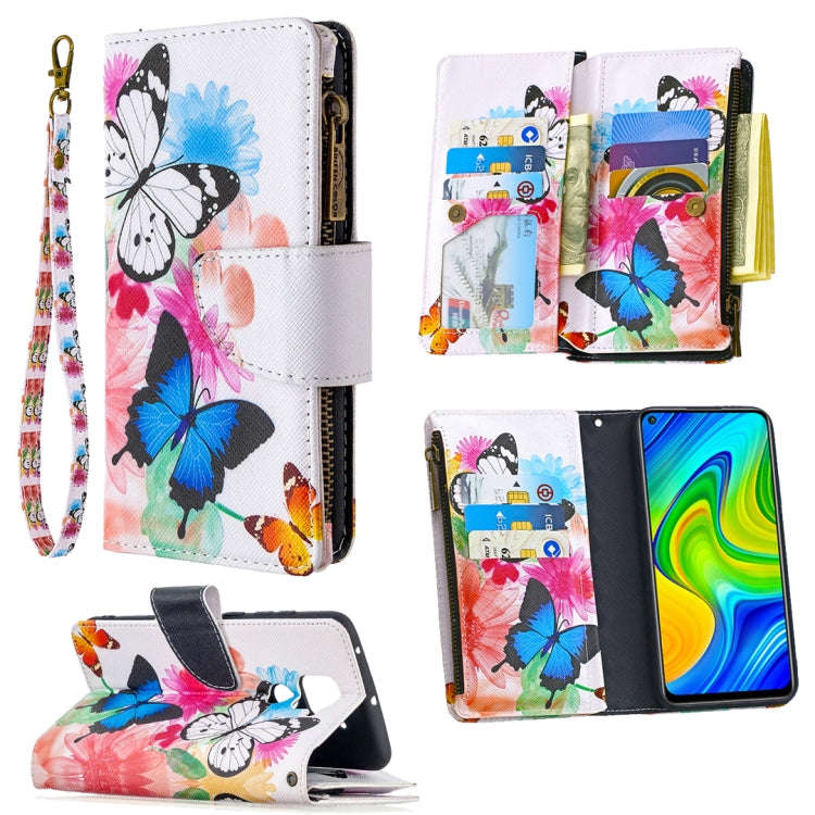 Colored Drawing Pattern Zipper Horizontal Flip Leather Case with Holder & Card Slots & Wallet, Fo...