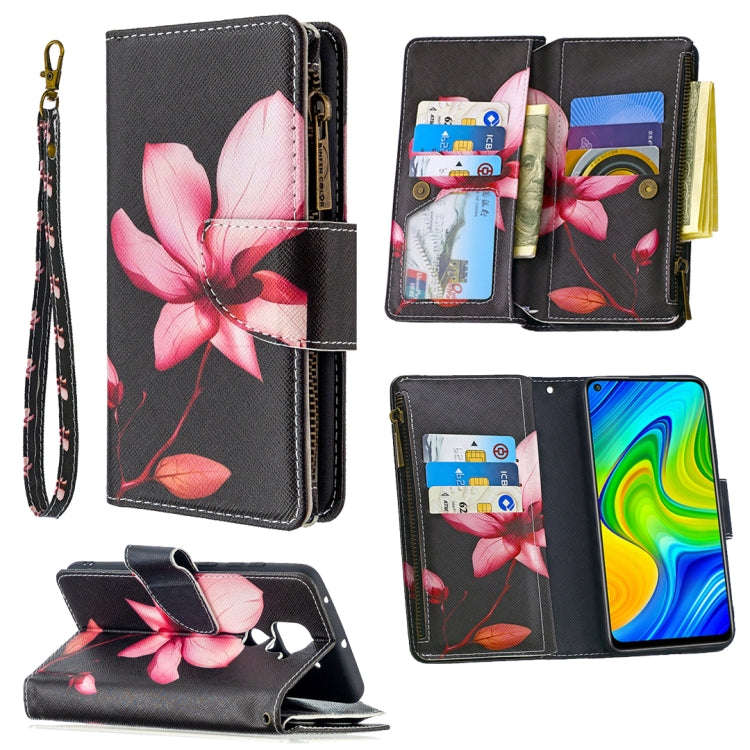 Colored Drawing Pattern Zipper Horizontal Flip Leather Case with Holder & Card Slots & Wallet, Fo...