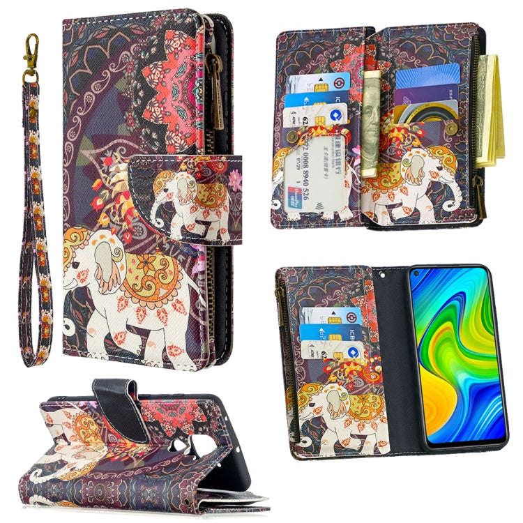 Colored Drawing Pattern Zipper Horizontal Flip Leather Case with Holder & Card Slots & Wallet, Fo...