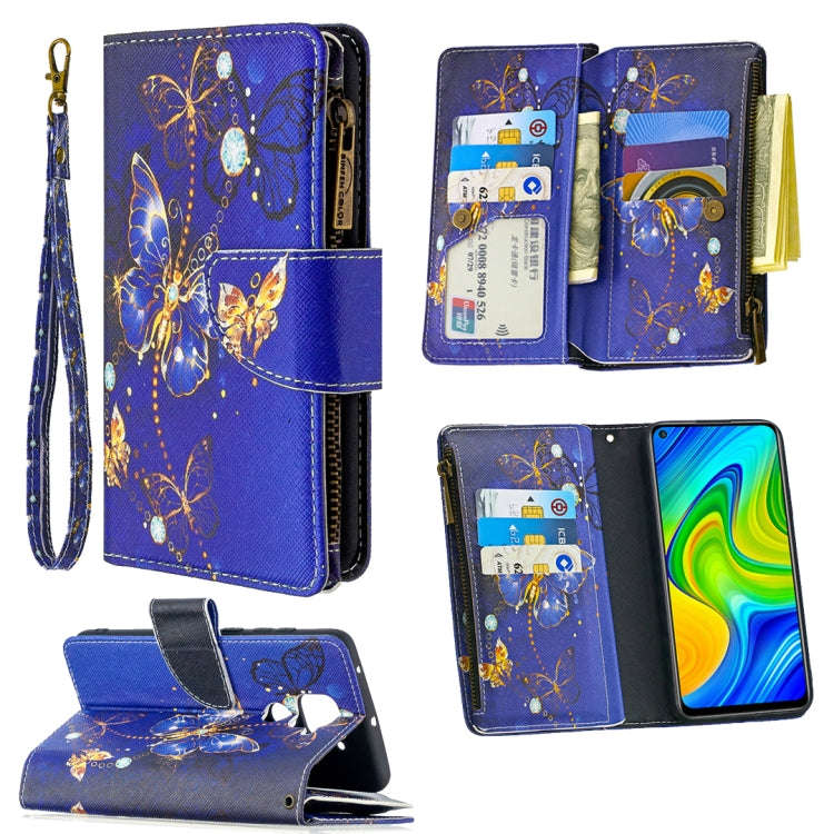 Colored Drawing Pattern Zipper Horizontal Flip Leather Case with Holder & Card Slots & Wallet, Fo...