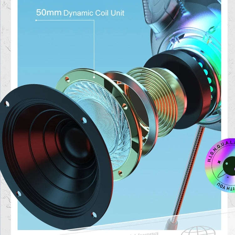 AWEI GM-9 Cat Ear Colorful Light Wired Gaming Headset with Mic, GM-9