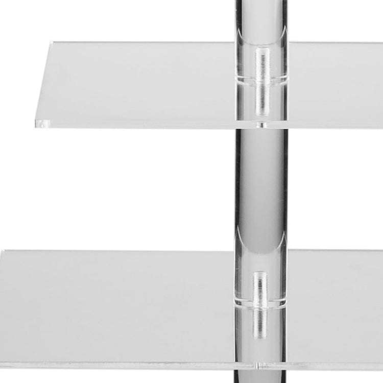 YX065 4 Tier Acrylic Square Cupcake Stand, YX065
