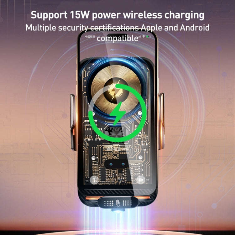 C05 Automatic Alignment Wireless Fast Charging Air Outlet Car Holder
