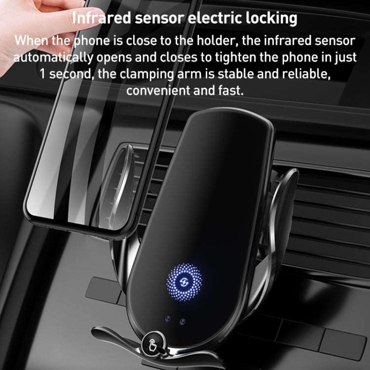 M2 Infrared lnduction Wireless Fast Charging Air Outlet Car Holder