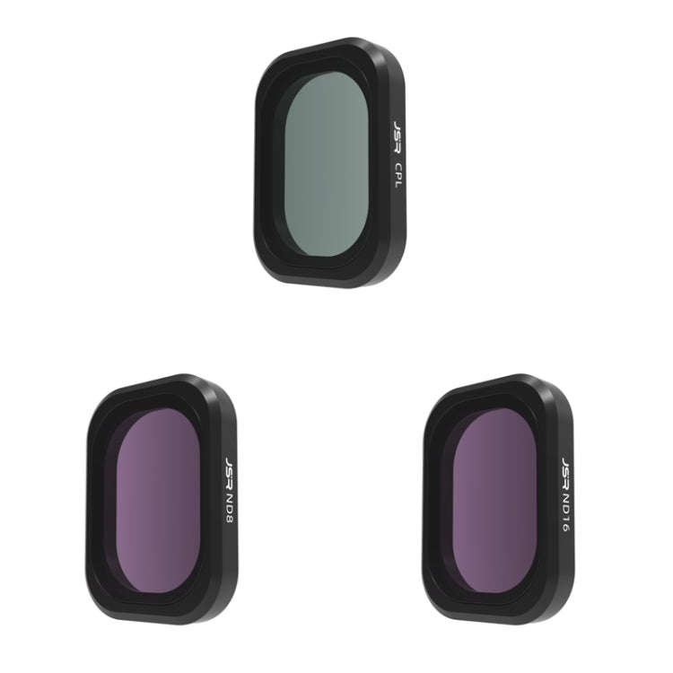 For DJI OSMO Pocket 3 JSR CB Series Camera Lens Filter, MCUV, CPL, ND8, ND16, ND32, ND64, ND256, ...