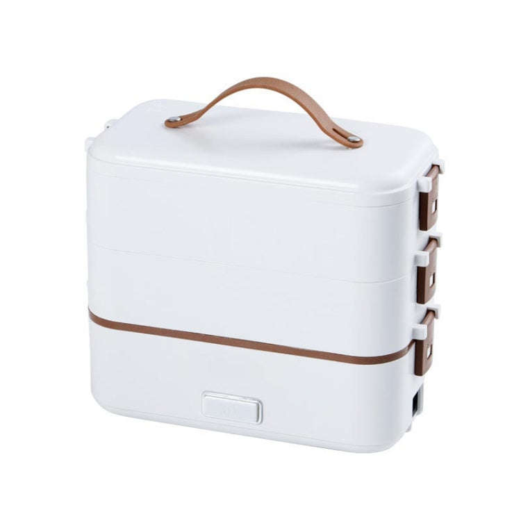 Multi Functional Microwave Oven With Plug-in Electric Cooking Electric Lunch Box, White Single La...