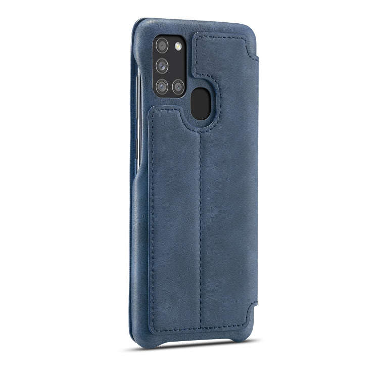 LC.IMEEKE Hon Ancient Series Horizontal Flip Leather Case with Holder & Card Slot, For Samsung Ga...