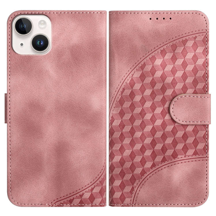 YX0060 Elephant Head Embossed Phone Leather Case with Lanyard, For iPhone 16 Pro, For iPhone 16 P...