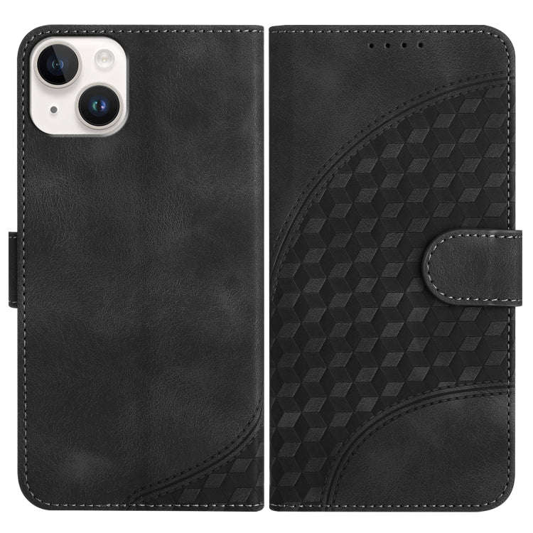 YX0060 Elephant Head Embossed Phone Leather Case with Lanyard, For iPhone 16 Pro, For iPhone 16 P...