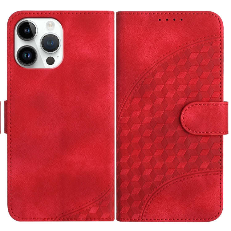 YX0060 Elephant Head Embossed Phone Leather Case with Lanyard, For iPhone 13 Pro Max, For iPhone ...
