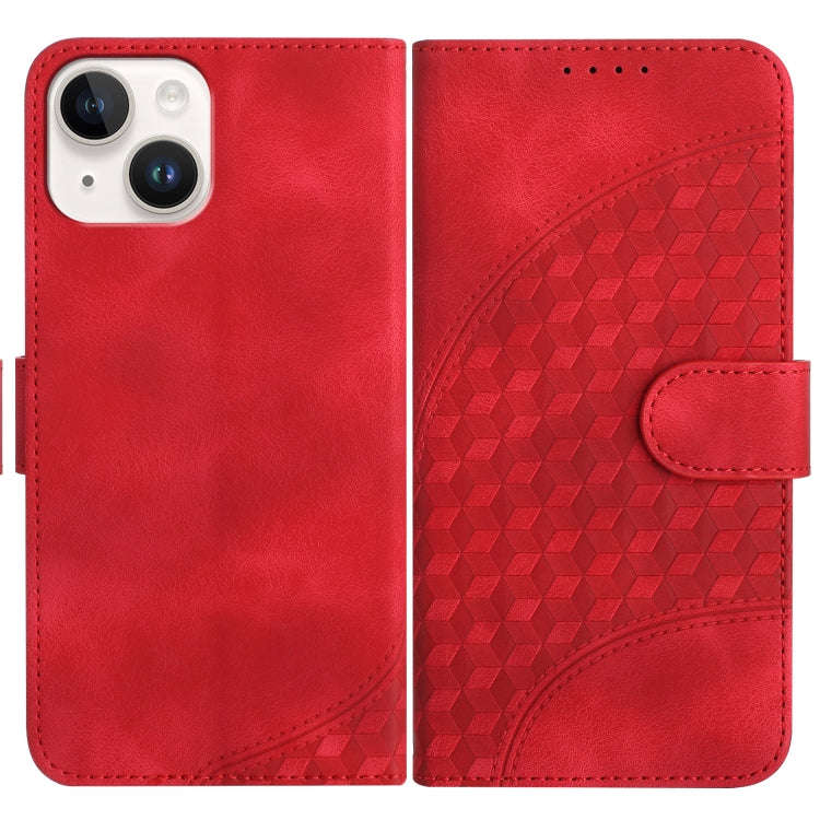 YX0060 Elephant Head Embossed Phone Leather Case with Lanyard, For iPhone 13 Pro Max, For iPhone ...