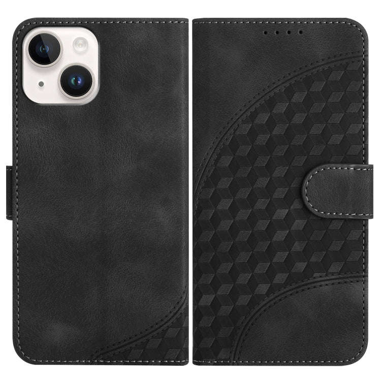 YX0060 Elephant Head Embossed Phone Leather Case with Lanyard, For iPhone 13 Pro Max, For iPhone ...