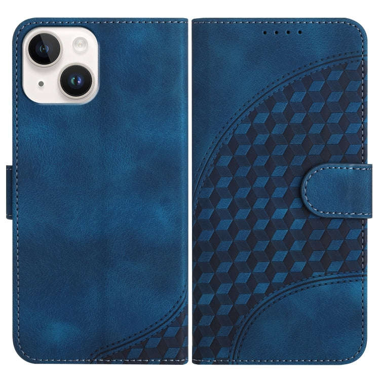 YX0060 Elephant Head Embossed Phone Leather Case with Lanyard, For iPhone 13 Pro Max, For iPhone ...