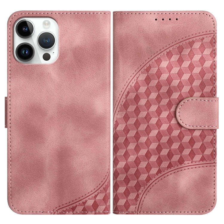 YX0060 Elephant Head Embossed Phone Leather Case with Lanyard, For iPhone 13 Pro Max, For iPhone ...