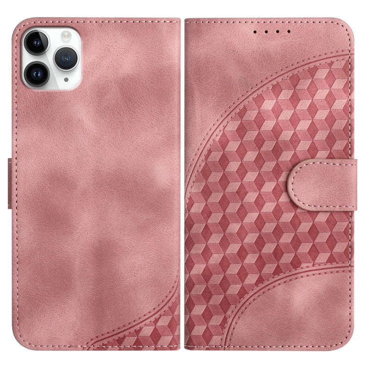 YX0060 Elephant Head Embossed Phone Leather Case with Lanyard, For iPhone 12 mini, For iPhone 11 ...