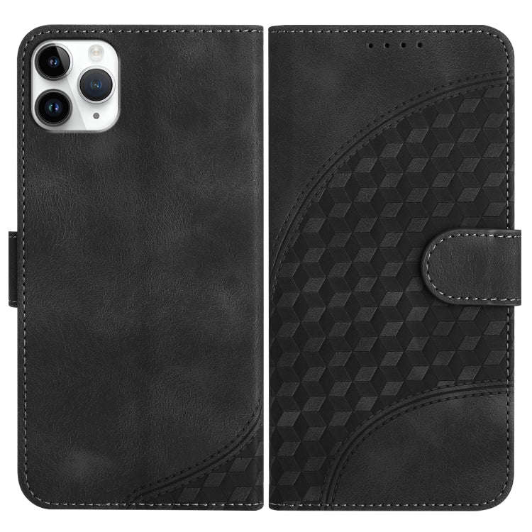 YX0060 Elephant Head Embossed Phone Leather Case with Lanyard, For iPhone 12 mini, For iPhone 11 ...