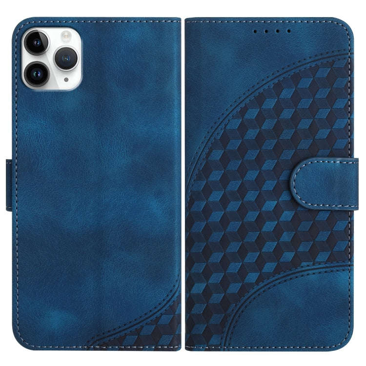 YX0060 Elephant Head Embossed Phone Leather Case with Lanyard, For iPhone 12 mini, For iPhone 11 ...