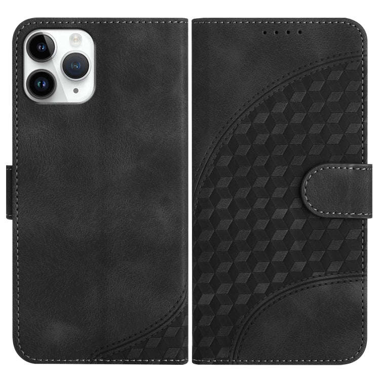 YX0060 Elephant Head Embossed Phone Leather Case with Lanyard, For iPhone 12 mini, For iPhone 11 ...