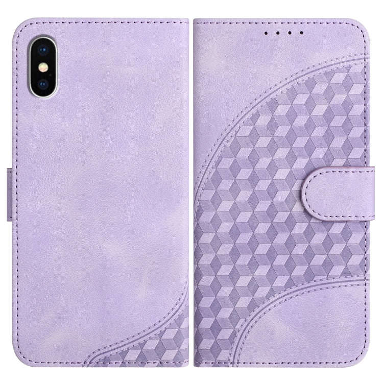 YX0060 Elephant Head Embossed Phone Leather Case with Lanyard, For iPhone 12 mini, For iPhone 11 ...