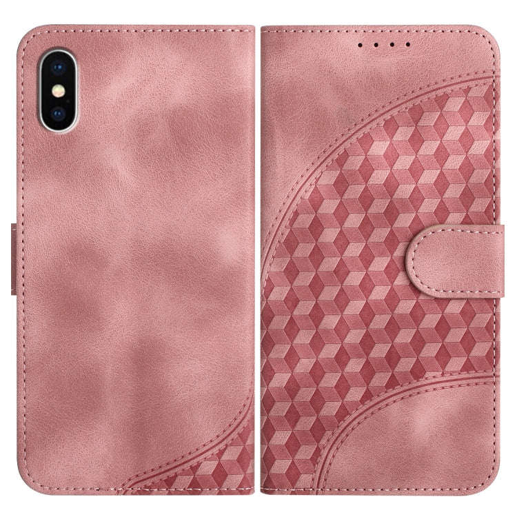 YX0060 Elephant Head Embossed Phone Leather Case with Lanyard, For iPhone 12 mini, For iPhone 11 ...