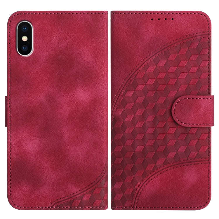 YX0060 Elephant Head Embossed Phone Leather Case with Lanyard, For iPhone 12 mini, For iPhone 11 ...