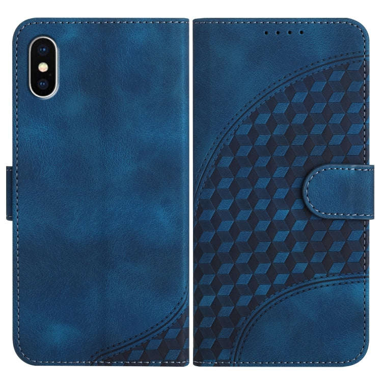 YX0060 Elephant Head Embossed Phone Leather Case with Lanyard, For iPhone 12 mini, For iPhone 11 ...