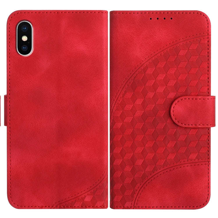 YX0060 Elephant Head Embossed Phone Leather Case with Lanyard, For iPhone 12 mini, For iPhone 11 ...