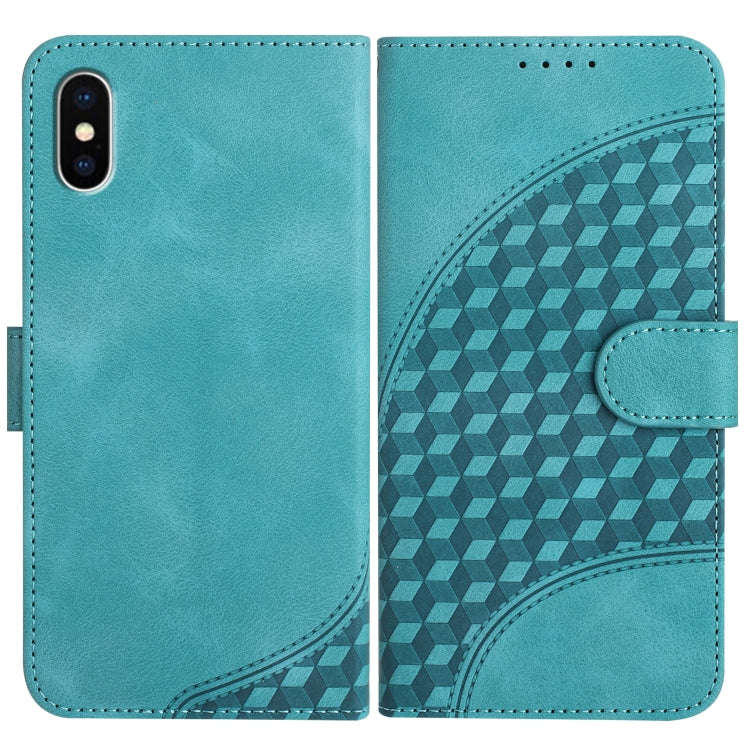 YX0060 Elephant Head Embossed Phone Leather Case with Lanyard, For iPhone 12 mini, For iPhone 11 ...
