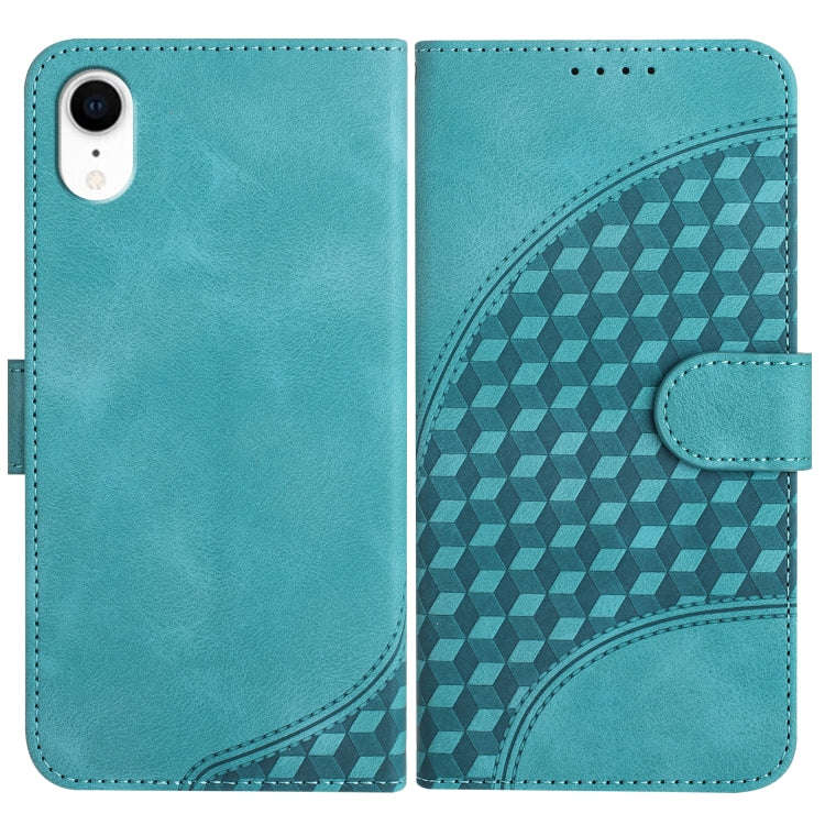 YX0060 Elephant Head Embossed Phone Leather Case with Lanyard, For iPhone 12 mini, For iPhone 11 ...