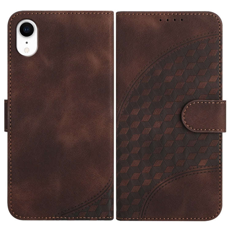 YX0060 Elephant Head Embossed Phone Leather Case with Lanyard, For iPhone 12 mini, For iPhone 11 ...