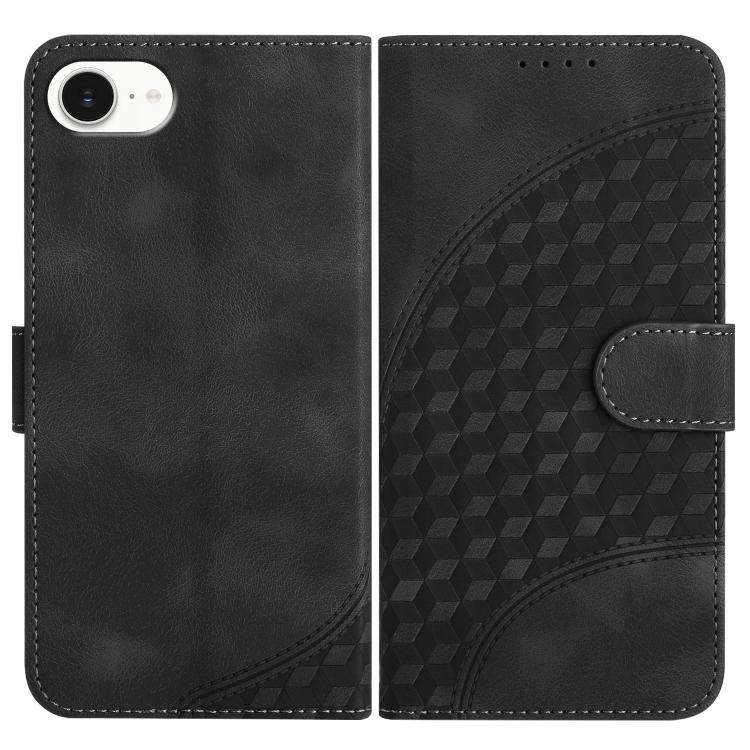 YX0060 Elephant Head Embossed Phone Leather Case with Lanyard, For iPhone 17e / 16e, For iPhone 1...