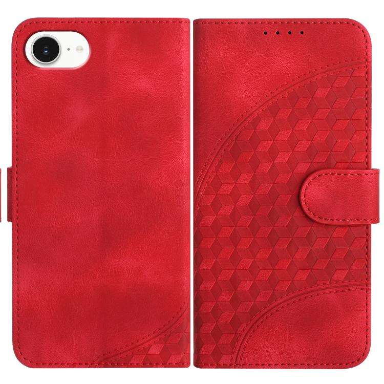 YX0060 Elephant Head Embossed Phone Leather Case with Lanyard, For iPhone 17e / 16e, For iPhone 1...