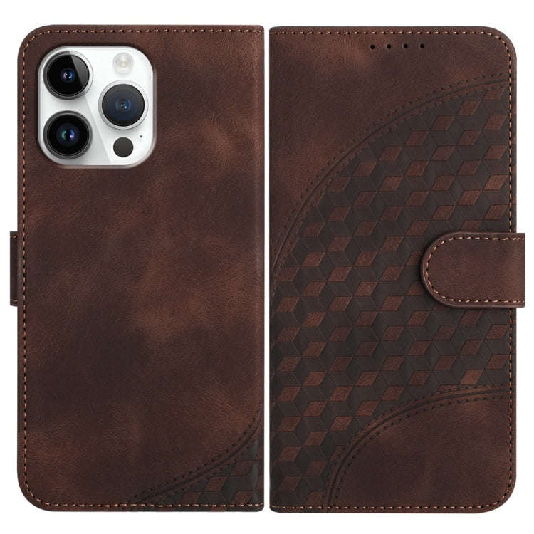 YX0060 Elephant Head Embossed Phone Leather Case with Lanyard, For iPhone 17e / 16e, For iPhone 1...