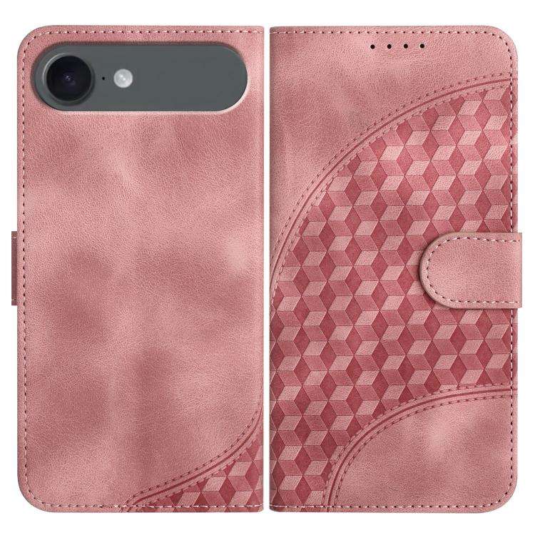 YX0060 Elephant Head Embossed Phone Leather Case with Lanyard, For iPhone 17e / 16e, For iPhone 1...