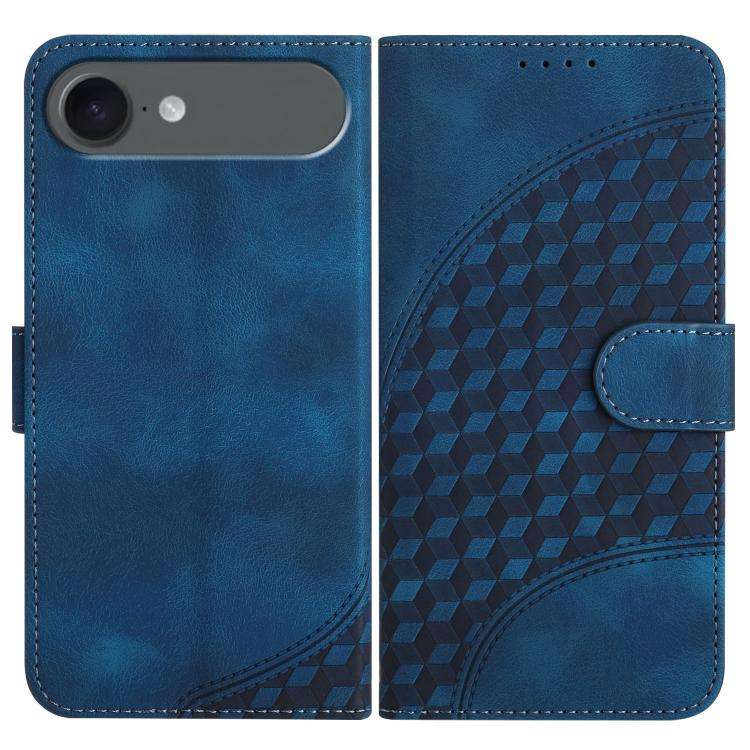 YX0060 Elephant Head Embossed Phone Leather Case with Lanyard, For iPhone 17e / 16e, For iPhone 1...