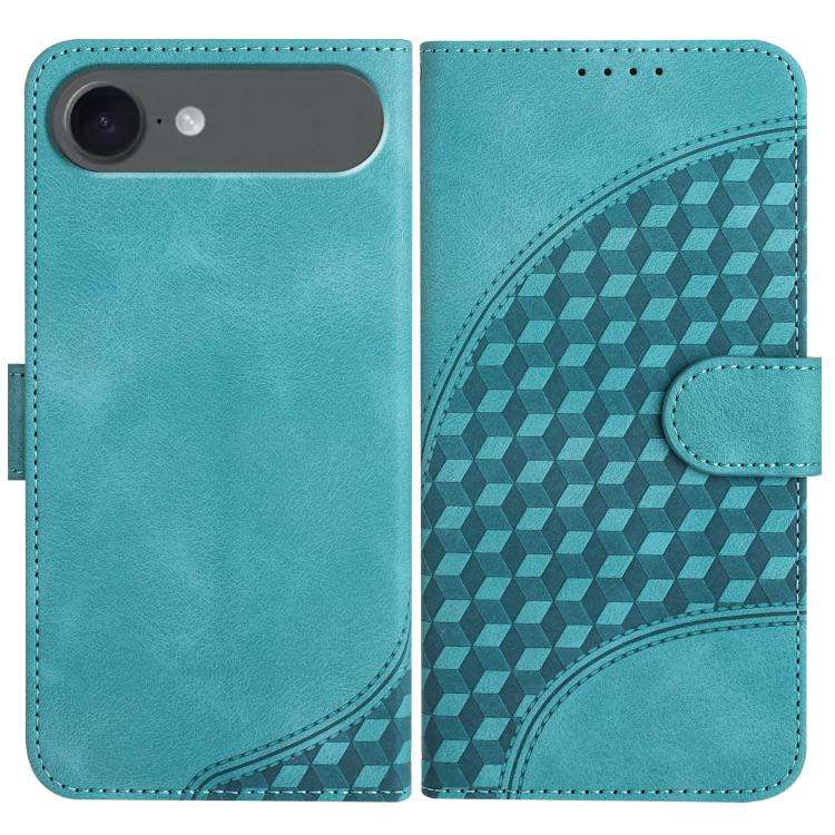 YX0060 Elephant Head Embossed Phone Leather Case with Lanyard, For iPhone 17e / 16e, For iPhone 1...