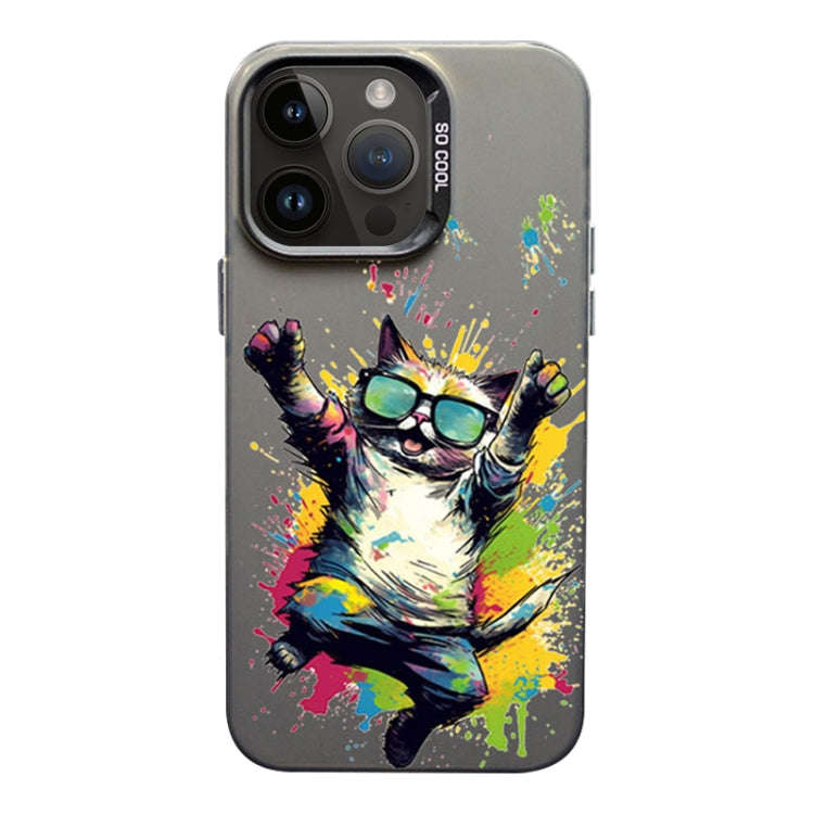 Color Ink Frosted PC+TPU Phone Case, For iPhone 14 Pro, For iPhone 14 Pro Max, For iPhone 13 Pro Max