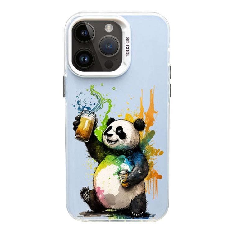 Color Ink Frosted PC+TPU Phone Case, For iPhone 14 Pro, For iPhone 14 Pro Max, For iPhone 13 Pro Max